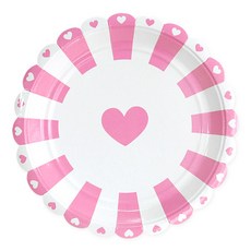 피플스파티 파티접시 하트 23cm, 18개, 1개