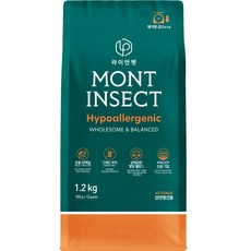 몬트인섹트 강아지 곤충사료 알러지 사료 1.2kg, 곤충, 1개