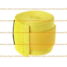 C4DE 2.5m면 붕대 복싱 손목 탄성 핸드 워프, [03] Yellow, 1개