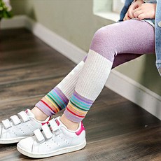 아동 어린이 외출 캐주얼 패션 단가라 줄무늬 레깅스