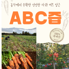 오병이어 ABC즙 국내산비트 경북사과 국내산당근 100ml 30포