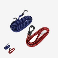 화물 결박 밴드 2개입 짐 고정 묶음 끈 탄성 로프 묶는 밴드 짐 고정용품, 오토바이줄2M