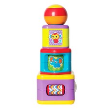 Playgro 培高 可愛動物疊疊塔, 1個