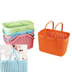 비워크 플라스틱 색상랜덤 비치백 헬스장가방 가벼운목욕바구니 샤워실가방