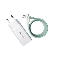 Gograb 고그랩 65W 고속 충전 어댑터 2C1A QC3.0 화이트 컬러, 고그랩어댑터+100W자석케이블, 1개