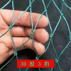 加密小網孔養殖網 1指2指3指網片 網箱拉網 養雞網 魚塘隔斷網, 1個, 3指網孔30股,A款1米寬20米長