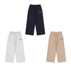 [백화점정품] 26년 NEW 탑텐 TOPTEN 테마 클래식캠퍼스 더블니트 와이드 스웨트팬츠 MKE3PT3201-IC