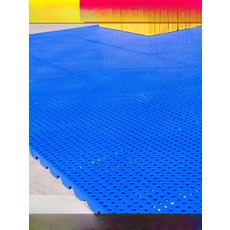 손님용토퍼 창고 물류 바닥 보강 결빙 방지 대형 트레이, 5. 60x30x3cm, 블루