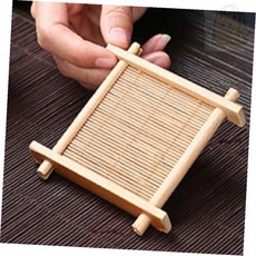 쏘굿픽 받침대 우드 컵받침, 우드 소