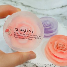 카네이션 장미 비누만들기키트 DIY 체험키트 어버이날 스승의날 선물 비누꽃, 장미비누 1인용 핑크, 1개