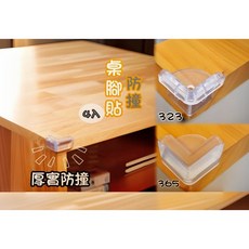 加厚桌角防撞貼4入 附背膠 桌角防撞 透明防撞墊 桌角貼 防撞角 兒童 防撞貼 防撞保護貼 桌角防撞, 透明色,323, 1個