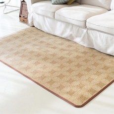 거실매트 카펫형 바닥 매트 180X200 라탄색 고탄성 방바닥 유아바닥매트, 라탄