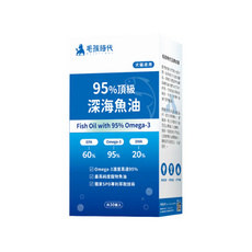 毛孩時代 95%頂級深海魚油, 1個, 綜合營養補充品, 30顆