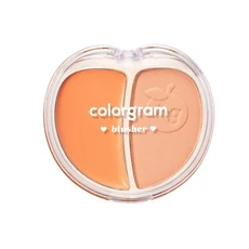 colorgram 雙色腮紅盤, 02 Tangerine Duo, 1個