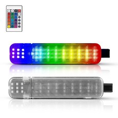 NEIFILES RGB LED Door Panel Light Interior Courtesy Compatible with 1995-1999 Chevy C/K Silverado, 2PCS-RGB