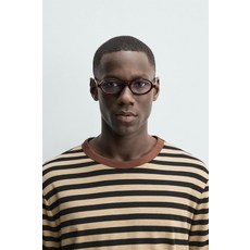 ZARA 오벌 페이크 터틀쉘 안경 - 카레이 545494690