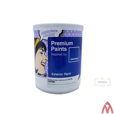 팬톤 외부용 무광 수성 페인트 백색 1L 2종 택1 도료 컬러, 백색11-4300