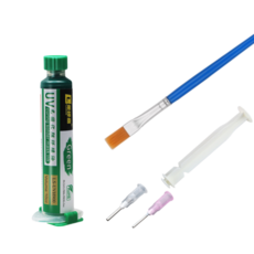 10CC UV 경화 솔더 마스크 잉크 저항 PCB BGA 회로 기판 용 녹색 오일 보호 페인트 전자 수리 도구, 01, 04 Green Plus, 1개