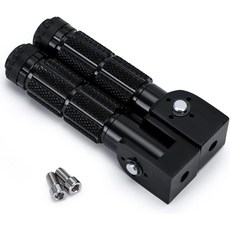 PTNHz 유니버설 CNC 알루미늄 M8 오토바이 접이식 발 페그 킥스탠드/사이드 킥스탠드 혼다 야마하 스즈키 가와사키 두카티 아프릴리아1쌍와 호환 가능