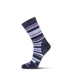 【FITS】Medium Hiker - Crew Baya 中筒厚毛圈 美麗諾羊毛登山健行襪, 411-海軍藍, 1套