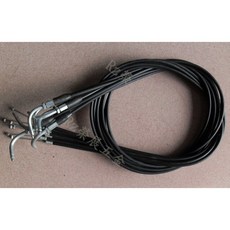 榮展五金 割草機油門線 - 適用於小松割草機、三菱割草機 TB43 G35 G45L SRS400 浮子式, 1個, 浮子式(彎頭)油門線(一條)