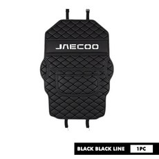 가죽 자동차 킥 매트 시트 백 프로텍터 커버 더러운 방지 패드 보관 가방, 1개, 4. JAE-02W-black-1PCS-