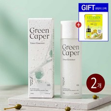 NDP 내추럴더마 프로젝트 그린 케이퍼 토너에센스+랜덤마스크팩1매증정, 2개, 130ml