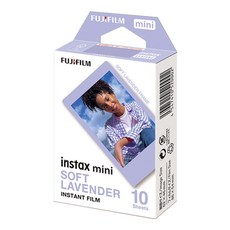 INSTAX 디자인 미니필름(소프트라벤더)1팩(10매)