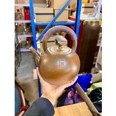 章澤雄手作 老岩泥柴燒煮水煮茶陶壺, 商品主圖, 1個