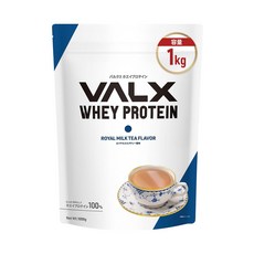 VALX Produced by 1kg 벌크스 유청 단백질 로얄 밀크티 맛 야마모토 요시토쿠, 1g, 1개