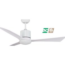 穩帝士 60吋 DC直流變頻吊扇燈 LED 22瓦 三色分段 遙控, 白