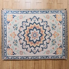 跨國戶外露營毯 波西米亞風太陽圖騰 野營地墊 桌布 防潮墊 沙灘野餐墊, 波希米亞曼陀羅,180x130