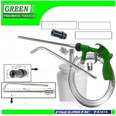 셀릭스 샌딩건 블라스트 에어 클리너 공압 녹제거, PS-2, 1L 투명 탱크+3m 세트 PS-02LAS, 기본 색상