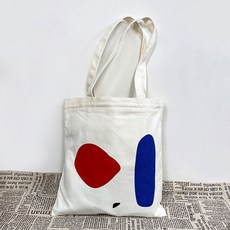 1+1 학원가방 에코백 지퍼 잠금 캔버스 가방 백 편리함 숄더, I  1+1