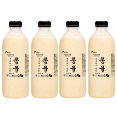 명품소이 맷돌로간 100%국산햇콩 무첨가 진한 콩물, 1세트, 4L