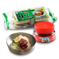 새콤달콤 함흥비빔냉면 5인분 세트(함흥냉면+비빔장400g), 200g, 5개