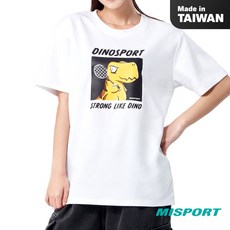 【MISPORT運動迷】MIT立體機能棉設計圖T_呆腦獸自畫像 - 羽球 (7色) 機能服 台灣製 羽球短T 團購, 夏蜜橘,2XL, 1個