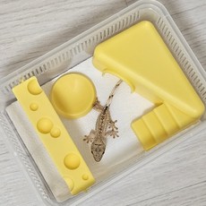 크레마루 치즈 사육장 JIF 적재형 케이지 풀세트, 1개, 옐로우