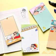 [더해상점] [짱구는못말려] 비점착 예쁜문구, 낙서