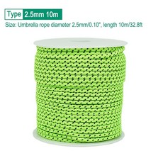 50m 다기능 야외 paracord 발광 우산 로프 반사 생존 구조 우산 로프 캠핑 paracord 코드, 2.5mm 10m