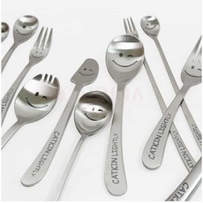 풀드림몰 스마일 커트러리 디저트포크, 유아 스푼 (CG04947)