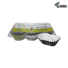 일성 베이킹컵 타원형 미니컵 50mm 1팩(90개)홈베이킹, 1개