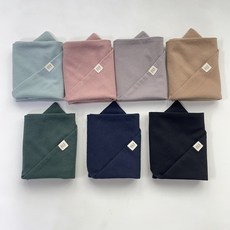 성인 부드러운 양면기모 무지 스카프빕