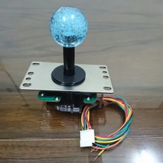 日本SANWA三和搖桿，透明泡泡搖桿頭，比賽專用套筒，四/八方向可選, 1個, 三和四方向搖桿含透明桿頭及套筒