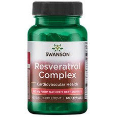 SWANSON 斯旺森 白藜蘆醇複合膠囊, 1組, 60顆