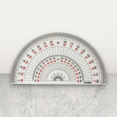블루라운지 반원분도기 18CM 각도측정, 1개
