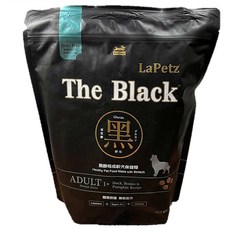 LaPetz The Black 成犬無穀糧 鴨肉鰹魚南瓜配方 無穀配方 1.5kg, 1個, 鴨肉+南瓜