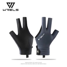 당구 가방 WRELS 풀 장갑 미끄럼 방지 통기성 여성용 부드러운 경량 당구대 액세서리 남성용 청소년 기차, S, One left hand gray