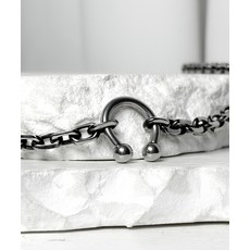 BLESSED BULLET Blessed_볼 피어싱 볼드 체인 목걸이