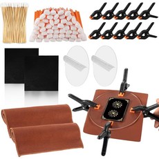 166피스 카드 클리닝 키트 - tcg 및 스포츠 수집가용 프리미엄 트레이딩 플랫 보호 청소 복원